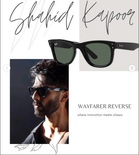 RB 0502 REVERSE MATT BLACK SHAHID KAPOOR EDITION SUNGLASS