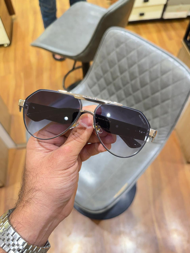 MB 72398 Silver Black Sunglass