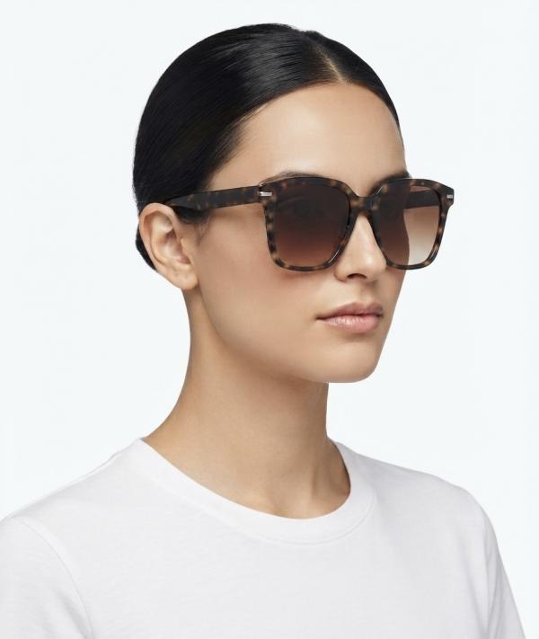 MJ 2193 TIGER BROWN WOMEN'S SUNGLASS.