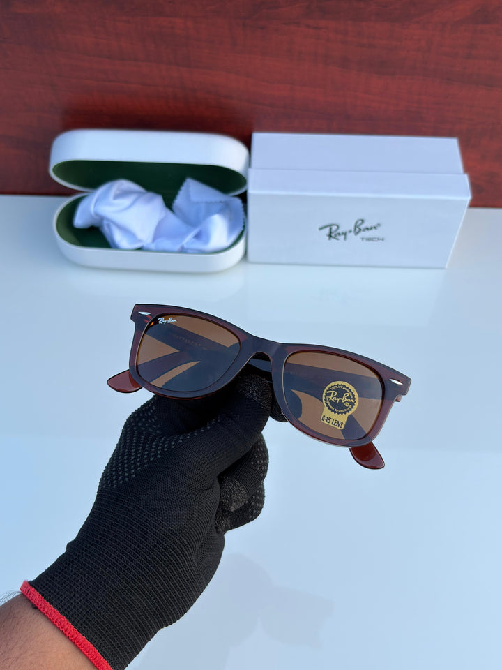 RB 2140 Brown Glossy Sunglass