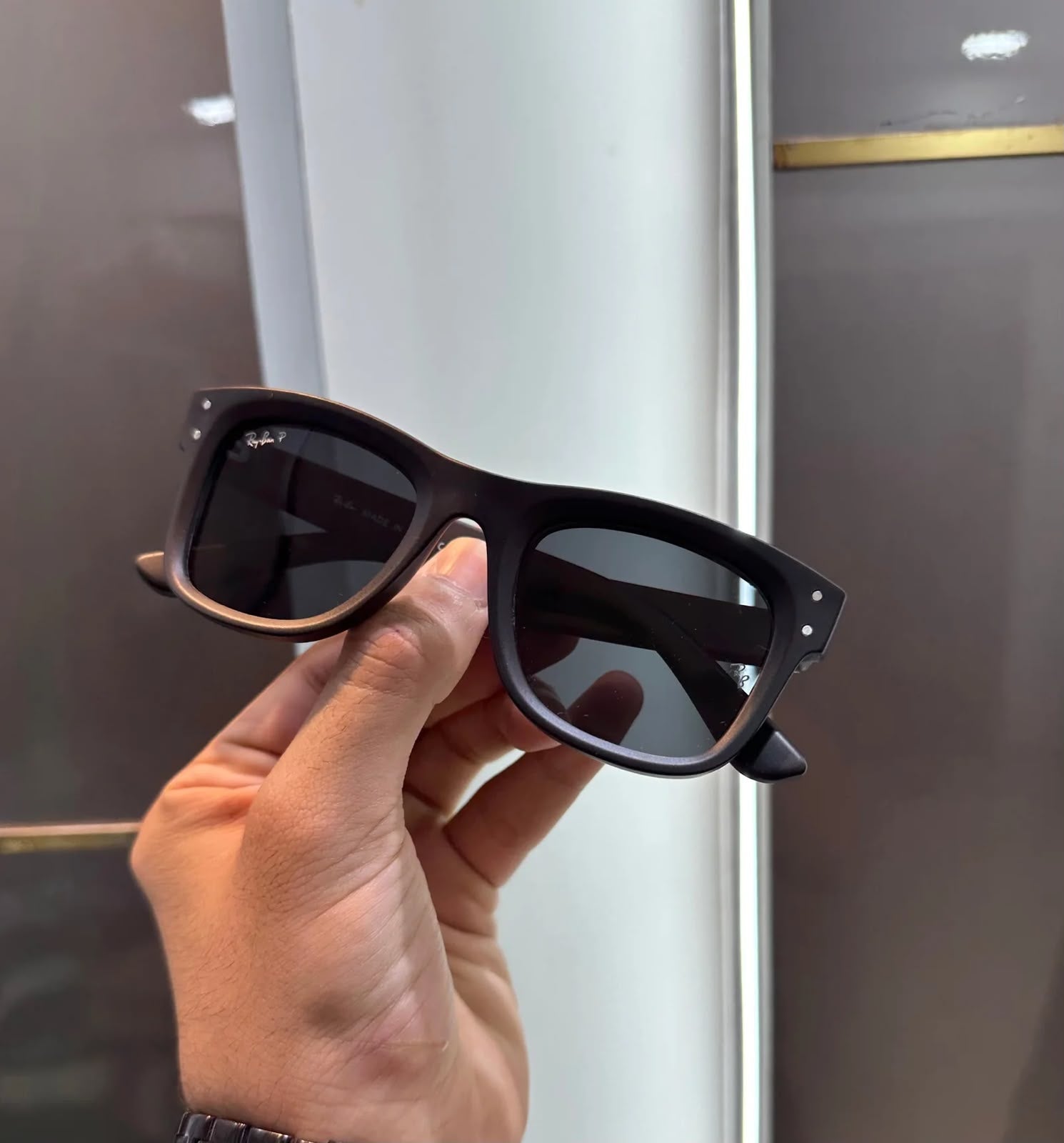 RB 0502 REVERSE MATT BLACK SHAHID KAPOOR EDITION SUNGLASS