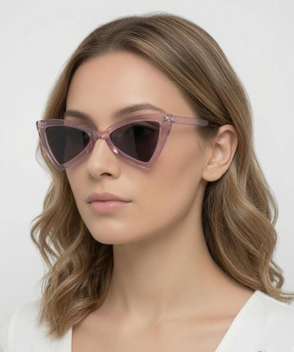 FD 208 Water Black Purple Women's Sunglass