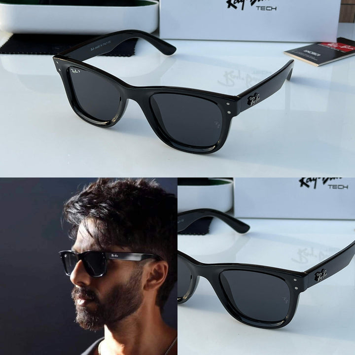 RB 0502 REVERSE BLACK SUNGLASS