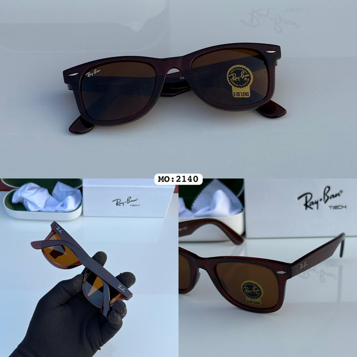 RB 2140 Brown Glossy Sunglass