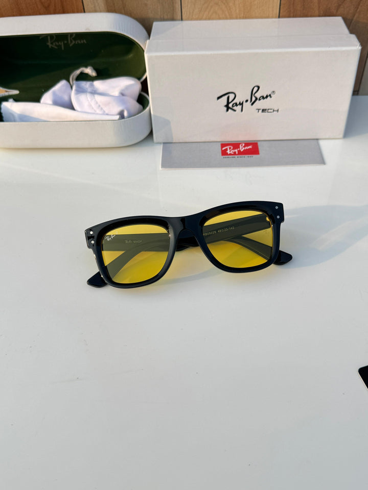 RB 0502 Black Yellow Reverse Sunglass Candy Exclusive