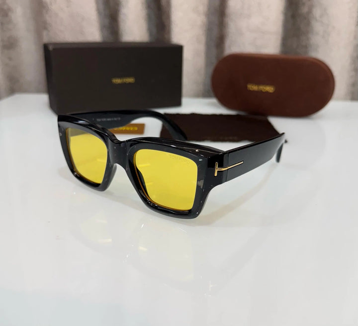 TF 184 BLACK/YELLOW SUNGLASS