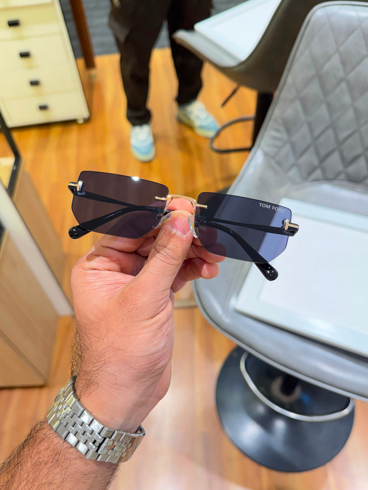 TF UNISEX RIMLESS SUNGLASS