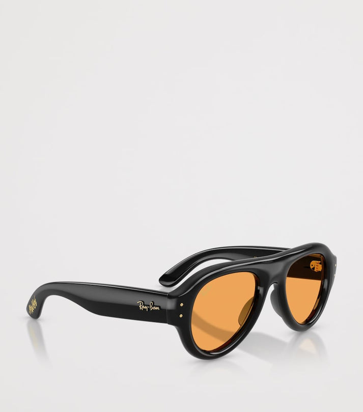 RB Puffer Aviator Black Yellow