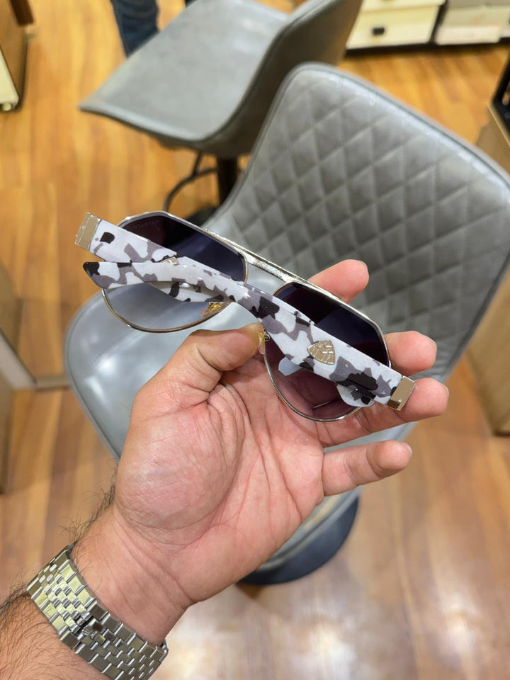 MB 72398 Silver Black Sunglass