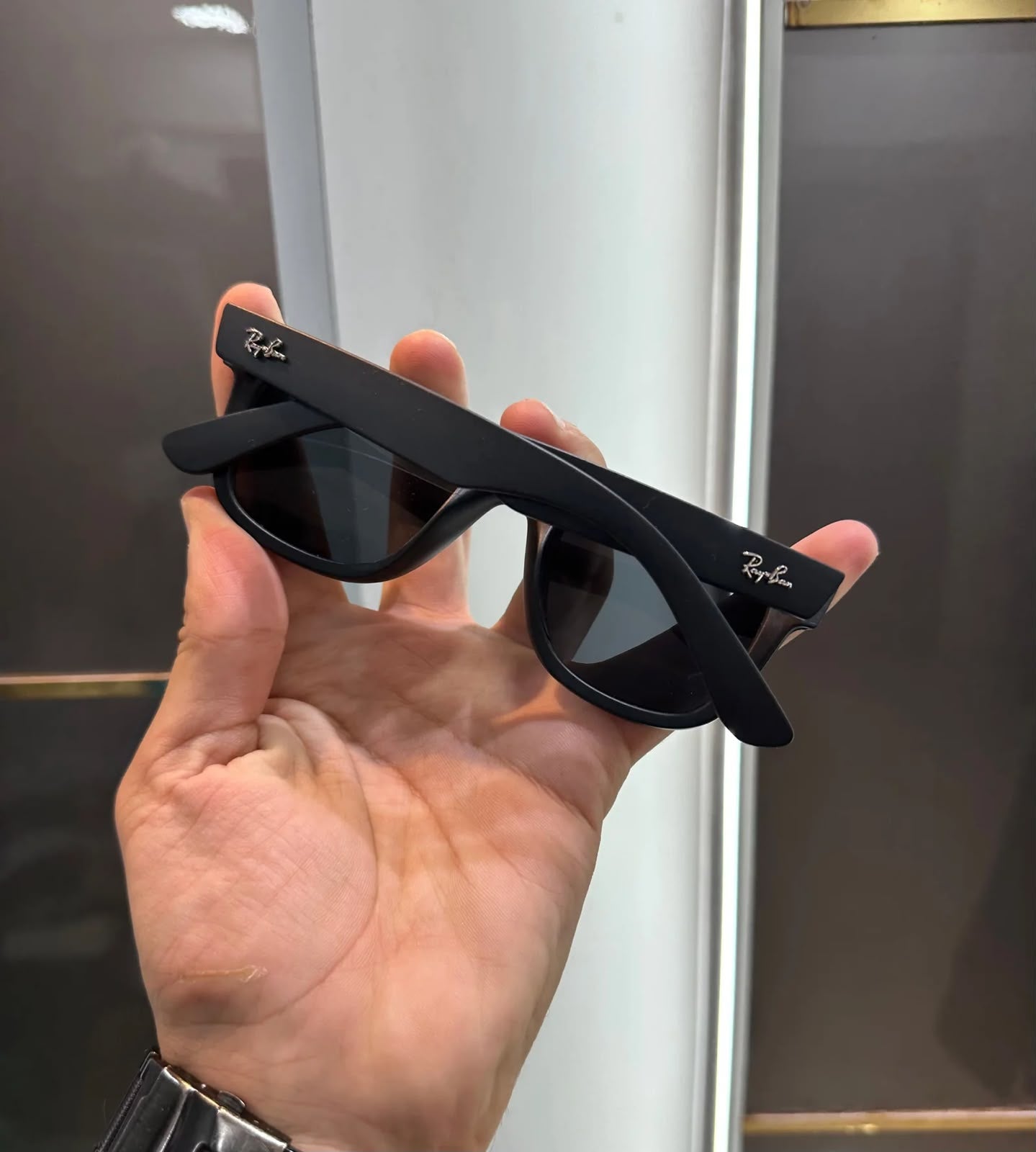 RB 0502 REVERSE MATT BLACK SHAHID KAPOOR EDITION SUNGLASS