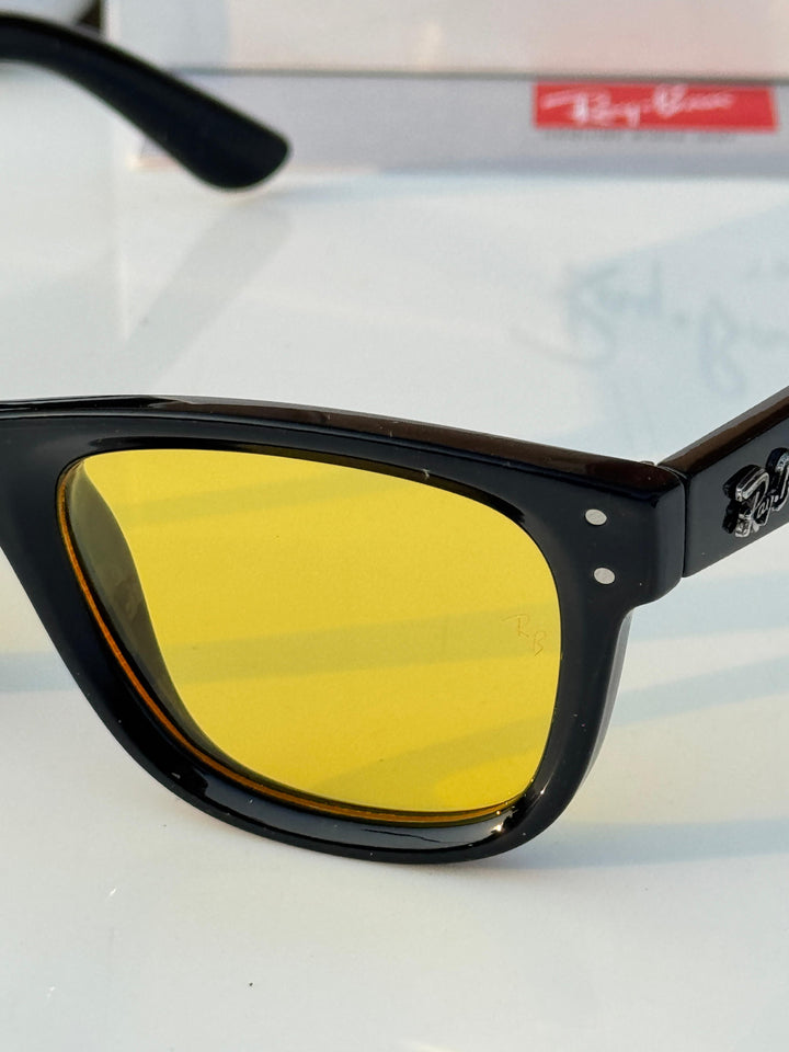 RB 0502 Black Yellow Reverse Sunglass Candy Exclusive