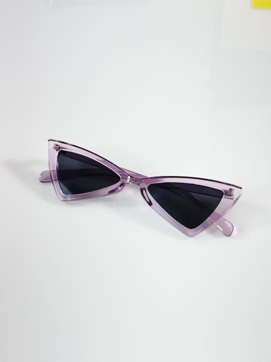 FD 208 Water Black Purple Women's Sunglass