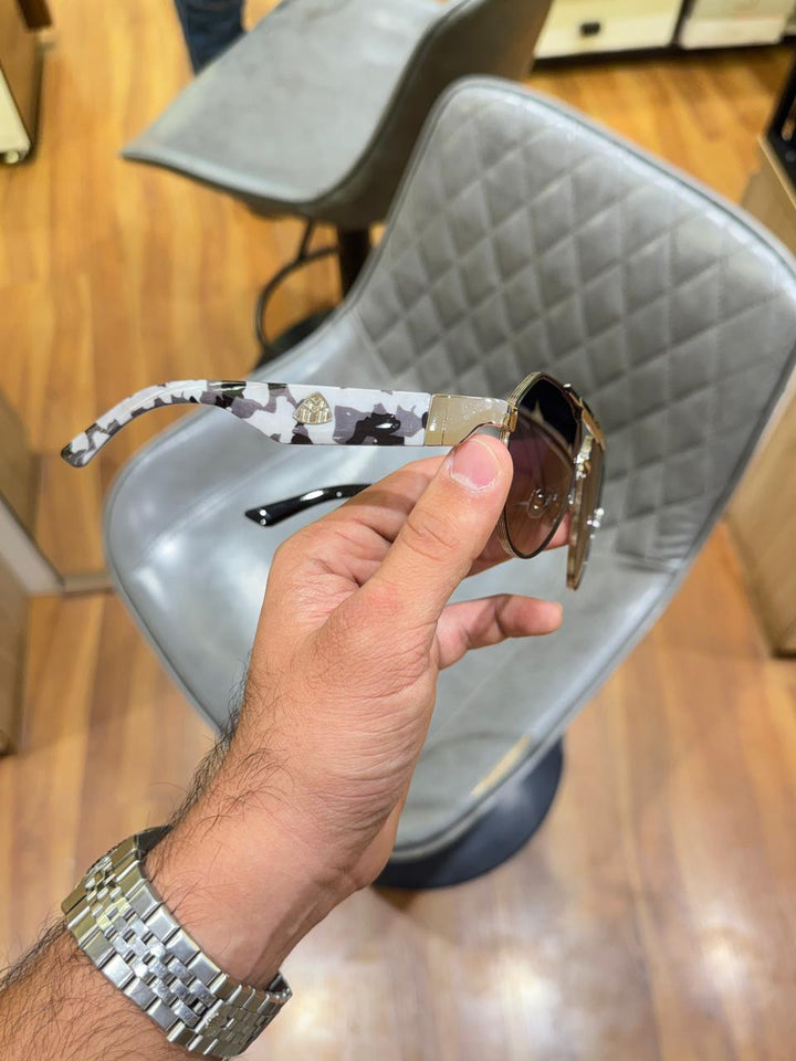 MB 72398 Silver Black Sunglass